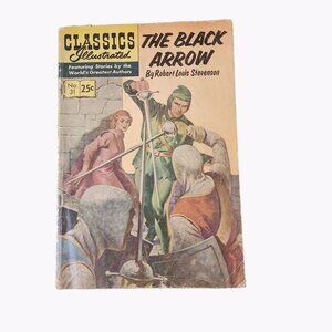 Classics Illustrated The Black Arrow #31 1946 Comic Book Collector